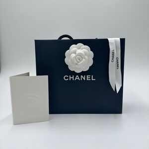 Chanel small paper gift bag set